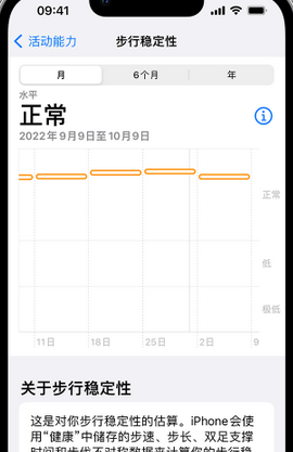 九江iPhone手机维修如何在iPhone开启'步行稳定性通知'