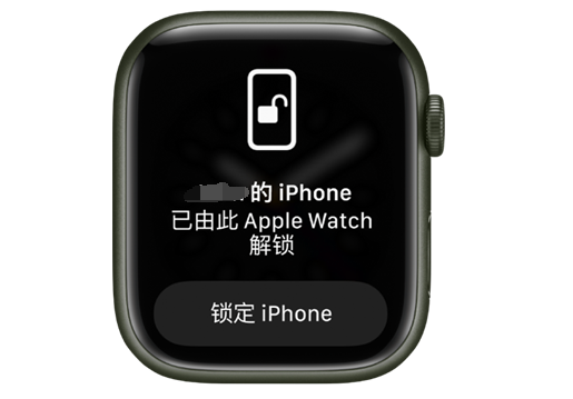 九江苹果手机维修分享用 AppleWatch 解锁配备面容 ID 的 iPhone方法 