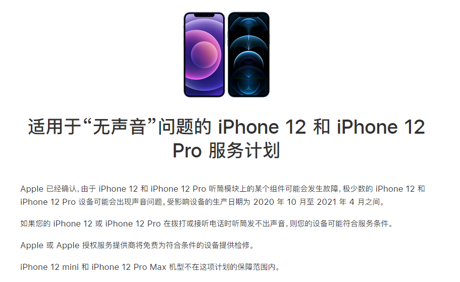 九江苹果手机维修分享iPhone 12/Pro 拨打或接听电话时无声音怎么办 