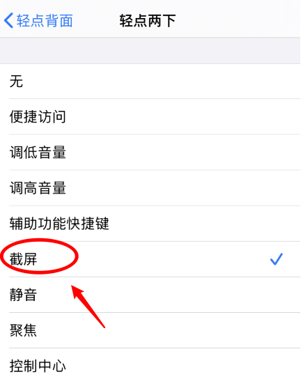 九江苹果手机维修分享iPhone12如何启用双击截屏 